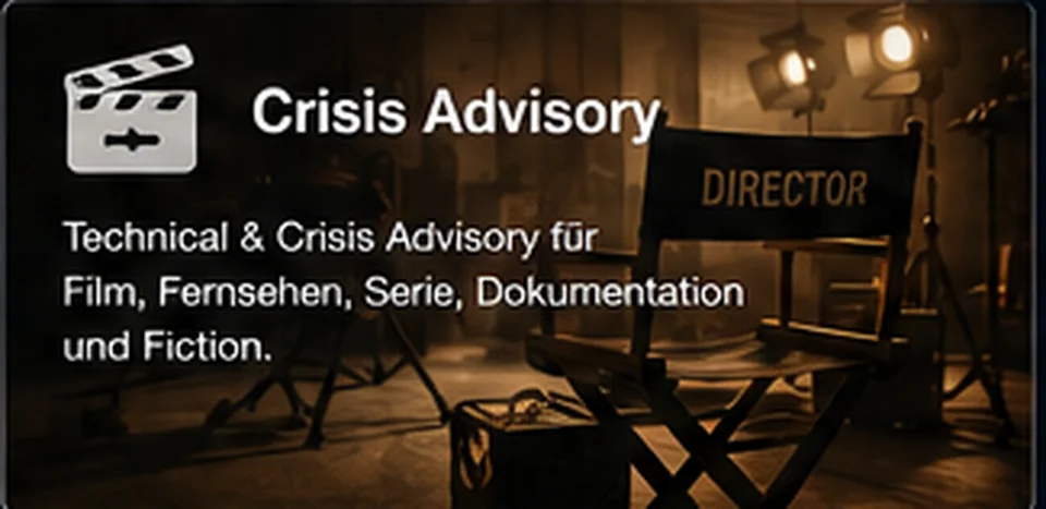 Crisis and Technical Advisory am Filmset