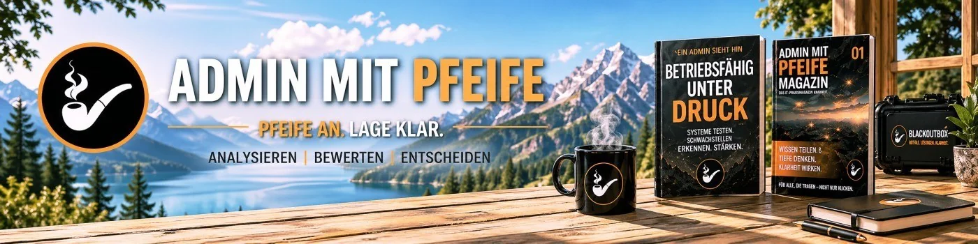 Admin mit Pfeife .... COMPUTER23